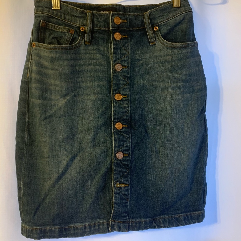 JCrew denim skirt